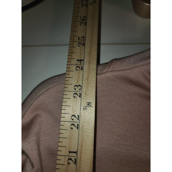 Eileen Fisher Top Womens M New Funnel Neck Box-Top Blush corpcore  mature comfy - Picture 8 of 8